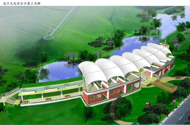 汽車停車棚膜結(jié)構(gòu)